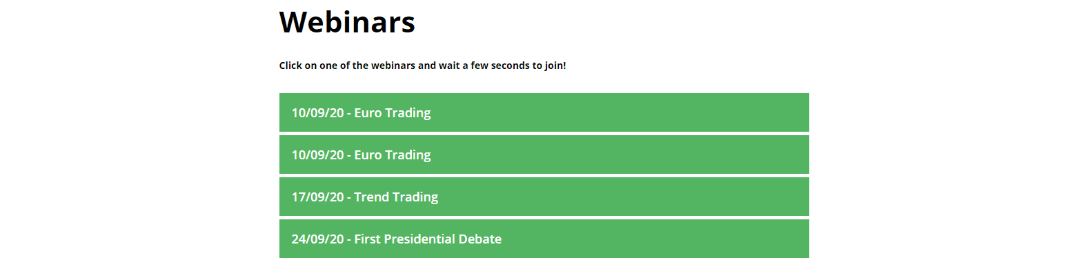 Oinvest Review webinars Oinvest Review webinars